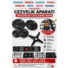 Öz Beyaz Eşya Ocak Gözü Kapağı Takımı – Tüm Markalarla Uyumlu ve Cezvelik Aparatı