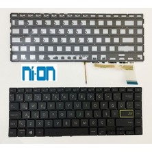 Nion Asus ile Uyumlu Vivobook X435 Notebook Klavye (Siyah Aydınlatmalı Tr)