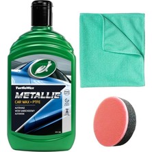 Turtle Wax Meta'lik Ptfe Katkılı Teflon Sıvı Cila 500 Ml, Sünger, Bez
