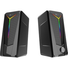 Lecoo Lenovo Lecoo DS104 Kablolu Usb + 3.5Mm Jack 6W 80dB Rgb Işıklı 1+1 Gaming Speaker - Hoparlör
