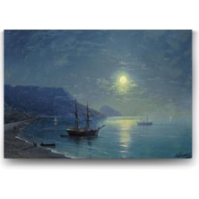 Ayvazovski - Evening In Crimea Tablosu 125 x 80