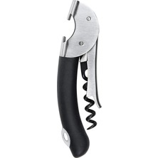 Oxo Çelik Çift Kollu Garson Tirbuşon, Gümüş/siyah, 1 Ct