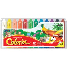 Colorix, Amos CRX5PC12 Colorix Üçü Bir Arada 12'li Pp Kutu, Çok Renkli