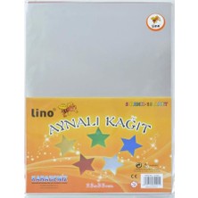 Lino Aynali Metalik Karton 5 Renk 10'lu 23 x 33 cm