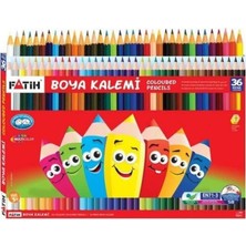 Fatih FA33245KB36RTB Tam Boy Renkli Kalemler, 36 Renk