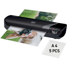 Gbc Inspire+ A4 Evde Kullanım Laminatör, A4 Torbalar ve Daha Küçük, 1 Yıl Garanti, Siyah, 4402