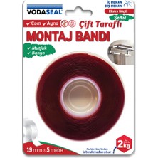 Vodaseal Montaj Bandı, 19MMX5MT, Şeffaf