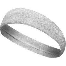 Nasya Sporcu Havlu Kafa Bandı, Alın Ter Bandı Headband Mavivoven Kafa Bandı Beyaz