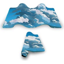 Porge Gaming Mouse Pad 70X30 Mouse Pad Xl Büyük Oyuncu Mouse Pad Speed Bulut Mousepad (Blue Cloud,