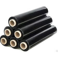 Siyah Palet Streç 17 Micron 300 Metre 6 Adet 1.kalite