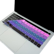 Türkçe Q Keyboard Cover MacBook Pro Touch Bar 13 Inç 15 Inç Uyumlu A1706 A1989 A2159 A1707 A1990