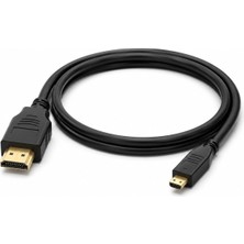 PX-1121 Micro HDMI To HDMI Kablo, 1.5 Metre 1080P Full Hd HDMI Görüntü ve Ses Aktarım Kablosu, M