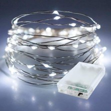 Benim Marifetlerim - Iki Pilli 3 Fonksiyonlu 3 Metre Beyaz Peri LED