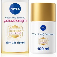Nıvea LUMINOUS630 Çatlak Karşıtı Vücut Yağ Serumu 100ML, Cilt Tonu Eşitleyici, 48 Saat Nemlen