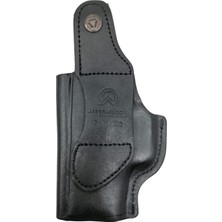 Canik Tp9 Sub Elite Uyumlu Kemer Içi Gerçek Deri Siyah Metal Maşalı Silah Kılıfı