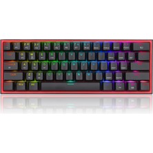 K616 Fizz Pro% 60 3 Modlu Kablolu, 2.4ghz Kablosuz, Bluetooth Mekanik Oyun Klavyesi, 61 Tuşlu Kompa
