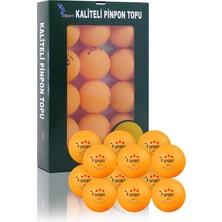 Telvesse 12 Adet 3 Yıldız Kutulu 40+ Gazlı Pinpon Topu Turuncu Masa Tenisi Topu Pingpong Topu