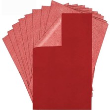 Artlantis Kırmızı Karbon Kağıdı A4 5 Adet 21X29,7 cm Kopya Kağıdı Transfer Kağıdı Renkli