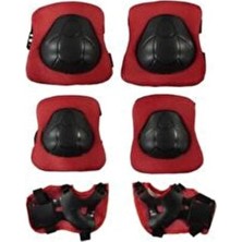 Lrs Store Yüksek Yoğunluklu Çocuk Koruyucu Set 6 Parça Dizlik Dirseklik El Pedi Paten Scooter Bi