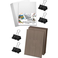 Artlantis Karakalem Eskiz Çizim Seti Durolit Seti 35X50 cm Duralit 1 Adet 35X50 Resim Kağıdı 25