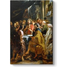 Paul Rubens - Son Akşam Yemeği Kanvas Tablo 30 x 45