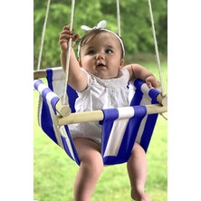Alyones Ahşap Bebek Salıncağı (Mavi)