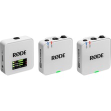 Røde Wireless Go (Gen 3) - Üçüncü Nesil, 32-Bit, Çift Vericili, Kayıt Özellikli Kablosuz Mik
