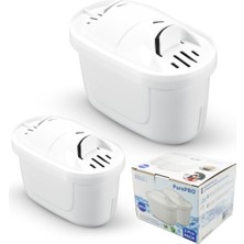 Shuii Purepro Su Arıtma Sürahisi Filtresi (2 Adet Filtre) Jugg ve Brita Maxtra+ Pro Ile Uyumlu