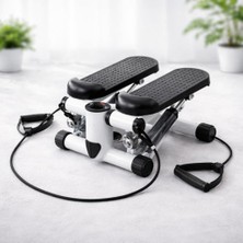 Cosfer Stepper Egzersiz Aleti – Step Kardiyo ve Bacak Çalıştırma Cihazı Direnç Lastikli