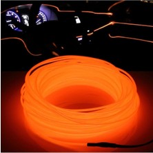 Araç Içi Neon Aydınlatma LED Göğüs Torpido Ledi Neon Ip LED Turuncu 2 Metre