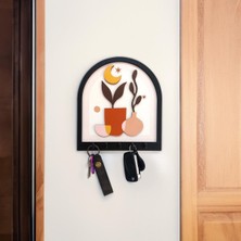 Caju Art &amp; Decoration Cajuart Katmanlı Tasarım Sanatsal Bitki Vazo Duvar Askılık Dekor Anaht