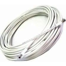 10 Metre 64 Tel Rg6/u4 Full Hd 3D 4K Anten Tv Çanak Uydu Lnb Kablosu (F Konnektör Takılı Hazır)