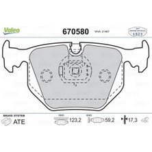 Valeo Fren Balatasi Arka Wva 21487 Bmw E38-E46 3.30 E-53 X5 / Landrover Range Rover Iii