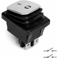 Alkatronik 30A 250V On-Off Anahtar Yüksek Akım Kcd4 4 Pin Buton IP67 Su Geçirmez LED Işıklı Ro