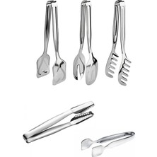 5 Parça Maşa Set,makarna,salata,şeker,buz Maşası