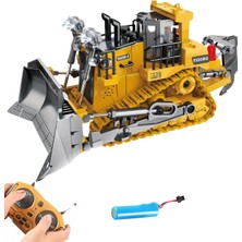 Kumandalı Full Fonksiyon Metal Premium Model Bulldozer Ekskavatör ve Kamyon 1 16 Ölçek Şarjlı