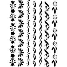 Cadence Stencil (Şablon) A4 Beyaz Tek EBAT,AS-402 EH6981