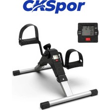 Mini Taşınabilir El ve Ayak Kondisyon Bisikleti - Katlanabilir LCD Ekranlı Masa Altı Egzersiz Al
