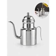 Komple 304 Çelik Silver 310 ml Yağdanlık Sosluk ve Sirkelik CIN596BY