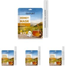 Dermokil Bal Maskesi Mat Görünümlü Ciltler Için 20 gr 4lü Paket