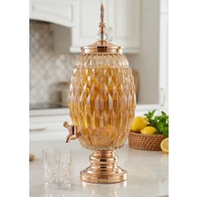 Cam Sebil - Yağlık, Şerbetlik, Sürahi - 6 Litre, 50 cm