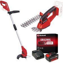 Gc-Cg 18 Li + Gc-Ct 18/24 Li Akülü Çim Makası ve Kenar Kesme Seti (4,0 Ah Akü ve Şarj Cihazı