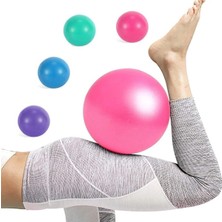 Buffer 20 cm Fitilli Pilates Topu ve Pompa Seti Pilates Denge Yoga Spor Egzersiz Top Jimnastik Fitne