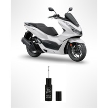 Honda Pcx Sedefli Beyaz Rötuş Boyası Seti – 25+25 ml Çift Şişe / Astar + Sedefli Beyaz Boya