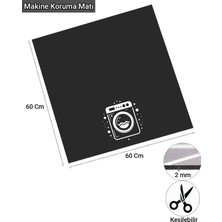 Valerine Life Çamaşır ve Kurutma Makinesi Üstü Düzenleyici Matı Örtüsü Kaymaz Sıvı Geçi