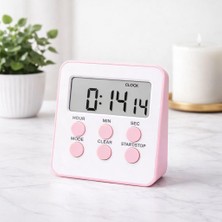 Mr Alarmlı Dijital Öğrenci Sınav Masa Kronometresi – 24 Saat Geri Sayım Timer, 2 Kademeli Ala