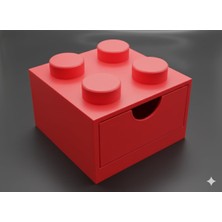 Yapı Oyuncak Tasarımlı Mini Çekmece 2x2 Masaüstü Düzenleyici