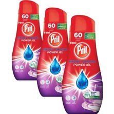 Pril Hepsi 1 Arada Jel Standart 60 Yıkama Bulaşık Deterjanı (1 x 1080G) (3 Paketi)