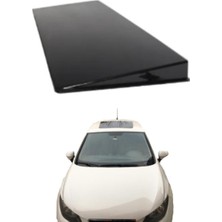 Şüscaroto Aksesuar Parlak Siyah Yalancı Çakma Sahte Sunroof Tavan Rüzgarlığı Arkası Kapalı