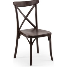 Tilia Capri Polipropilen Sandalye - Venge - Bahçe, Balkon, Teras, Veranda, Iç ve Dış Mekan, Kaf